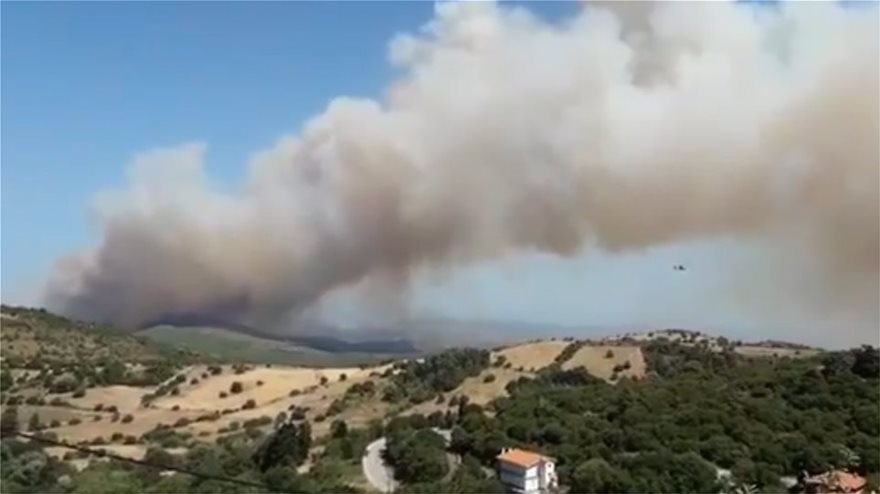 Φωτιά στην Εύβοια: Σε τρία μέτωπα δίνουν μάχη οι πυροσβεστικές δυνάμεις – Εκκενώθηκαν χωριά και οικισμοί (βίντεο-φωτο)