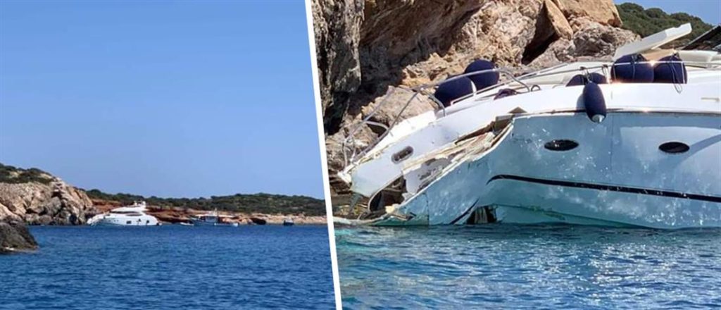 Συγκλονιστική η ημιβύθιση θαλαμηγού στη Σίφνο (φωτο)