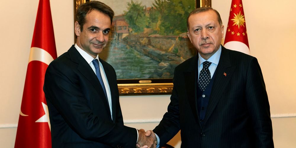 Ο Ρ.Τ.Ερντογάν ήταν ο πρώτος ξένος ηγέτης που συνεχάρη τον Κ.Μητσοτάκη