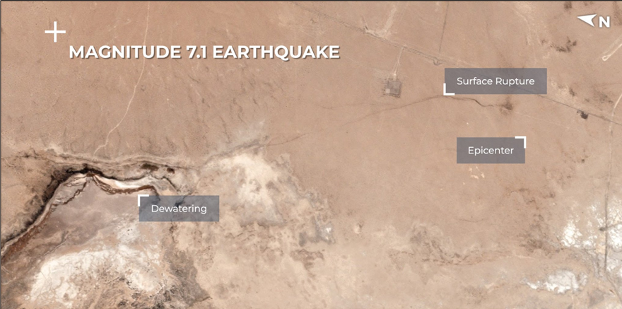 Σεισμός στην Καλιφόρνια: Τρομακτική αλλαγή στον φλοιό της Γης – Η ρωγμή των 7,1 Ρίχτερ από το Διάστημα