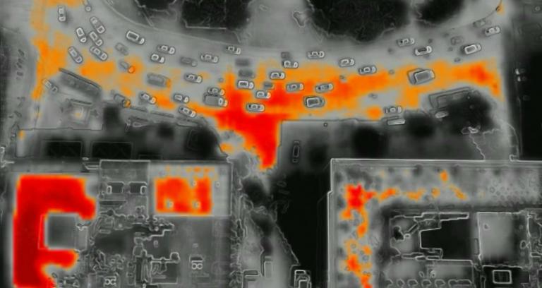 Πήρε «φωτιά» η Αθήνα: Kάμερα θερμικής απεικόνισης έδειξε 85 βαθμούς! (φωτό)