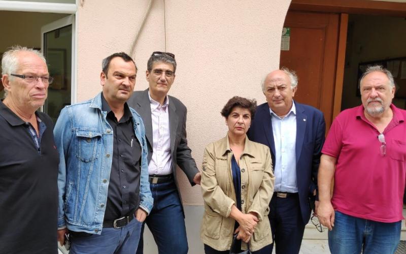 Κλιμάκιο του ΣΥΡΙΖΑ επισκέφθηκε τις πληγείσες περιοχές στην Χακιδική