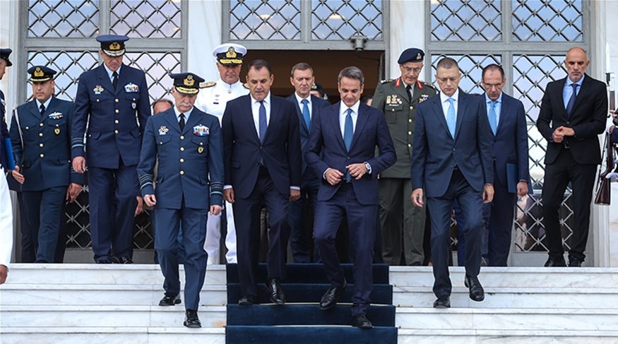 Κ.Μητσοτάκης από το ΥΠΕΘΑ: «Οι Ένοπλες Δυνάμεις διαθέτουν και επιχειρησιακή ετοιμότητα και υψηλό ηθικό»