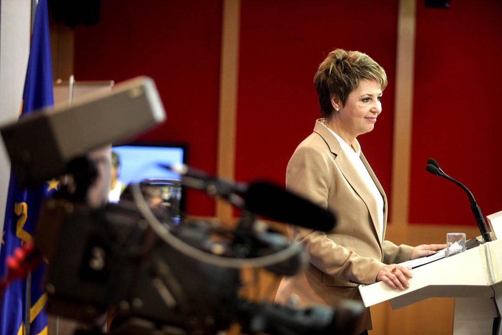 Τις υποψίες της καταθέτει η Ολγα Γεροβασίλη για τη ματαίωση του διαγωνισμού των ταυτοτήτων