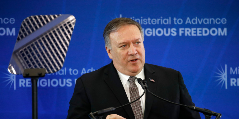 Μάικ Πομπέο: Ίδρυση Διεθνούς Συμμαχίας για τη Θρησκευτική Ελευθερία «…για χώρες που μοιράζονται τις ίδιες ιδέες»
