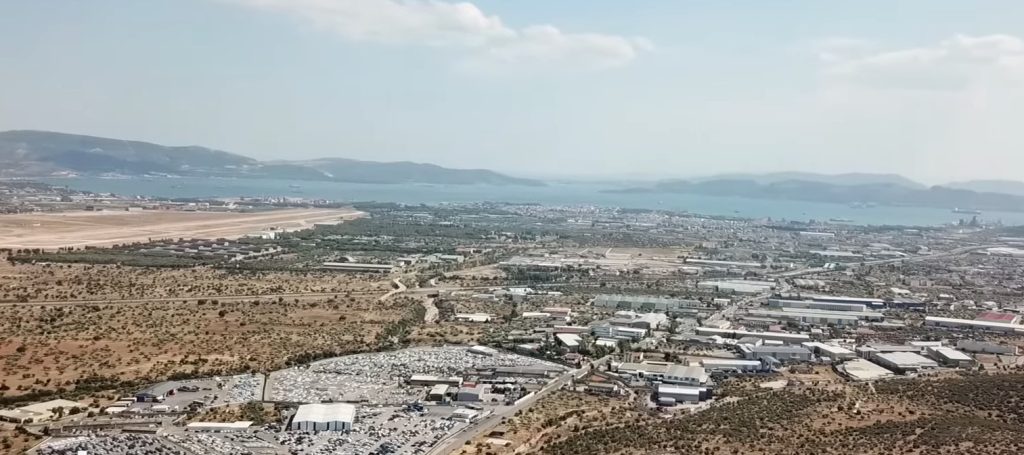 Το επίκεντρο του ισχυρού σεισμού 5,1 βαθμών της κλίμακας Ρίχτερ από drone (βίντεο)