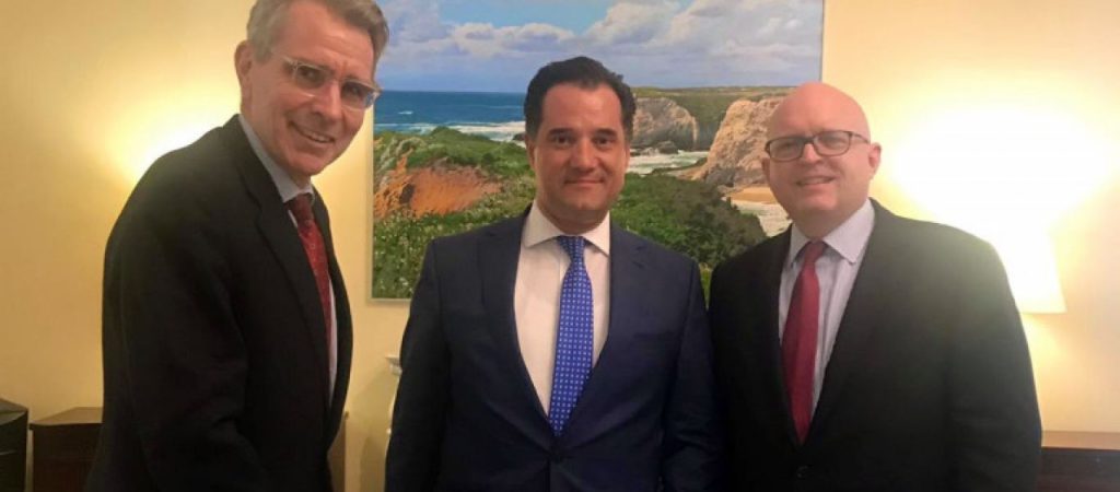 Ο υπουργός Ανάπτυξης Ά. Γεωργιάδης, συναντήθηκε με τον Φίλιπ Ρίκερ υφυπουργό Εξωτερικών των ΗΠΑ