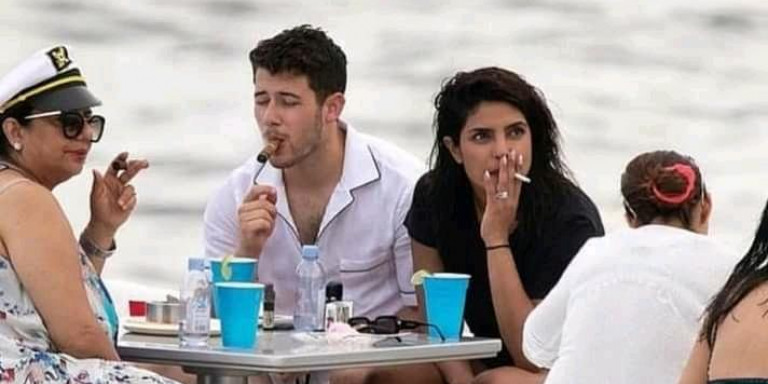 «Κράξιμο» στην Πριγιάνκα Τσόπρα γιατί κάπνιζε – Εθεάθη με τσιγάρο ενώ κάνει καμπάνια για το άσθμα (φωτο)