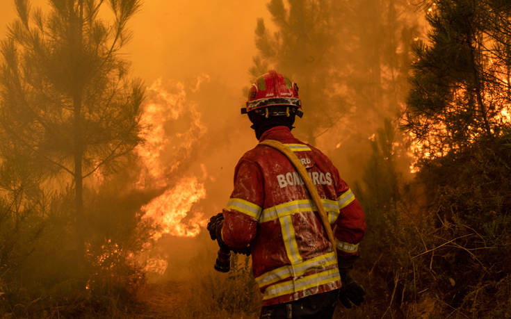 Πορτογαλία: Υπό έλεγχο η μεγάλη δασική πυρκαγιά  που μαίνεται από το Σάββατο