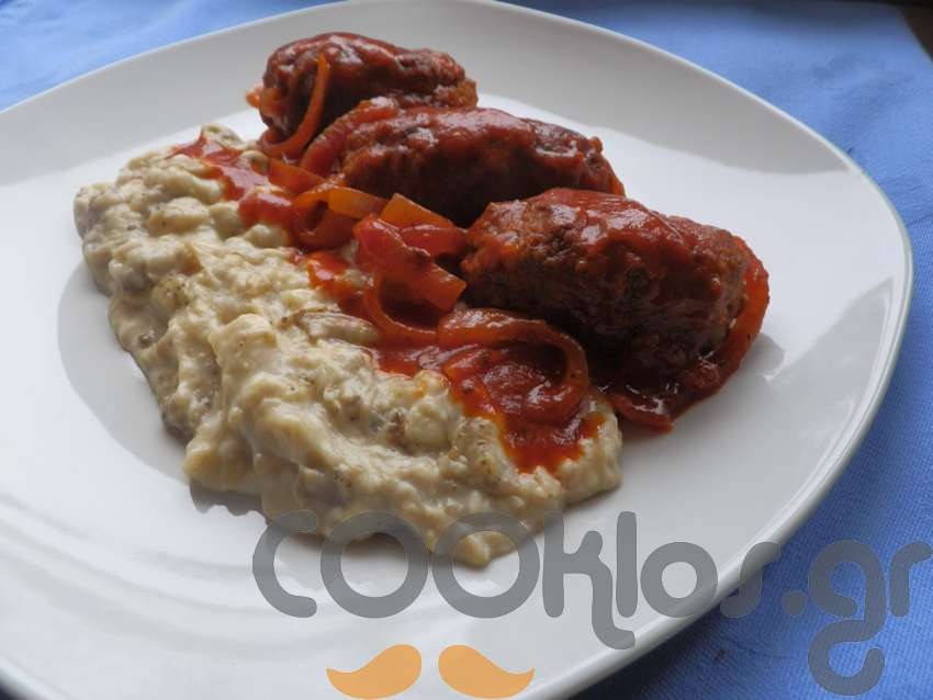 Η συνταγή της ημέρας: Σουτζουκάκια με πουρέ μελιτζάνας