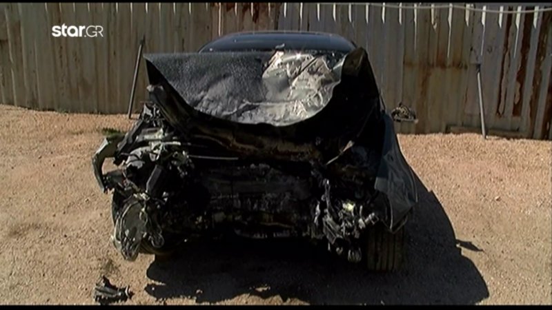 Αλέξανδρος Ζαχαριάς: Σoκαριστικές εικόνες από το μοιραίο αυτοκίνητο με το οποίο έχασε τη ζωή του