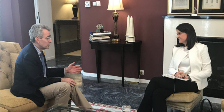 Συνάντηση Πάιατ-Κεραμέως: «Τεράστιες δυνατότητες στην εκπαίδευση που θα ενδυναμώσουν τις σχέσεις μας»
