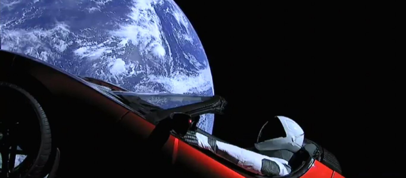 Space X: Είναι απειλή για τον πλανήτη Άρη το αυτοκίνητο της Tesla;