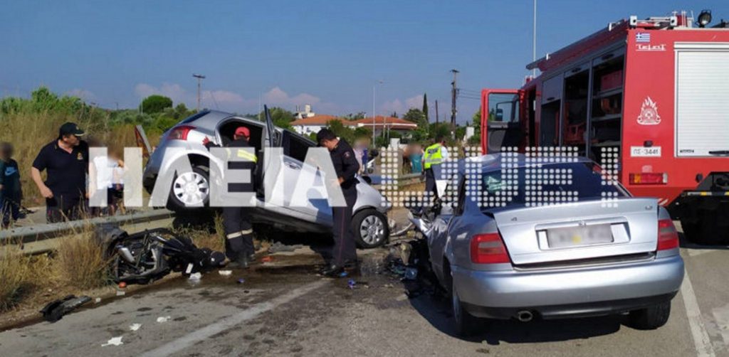 Πύργος: Τροχαίο με μία νεκρή και τρεις τραυματίες