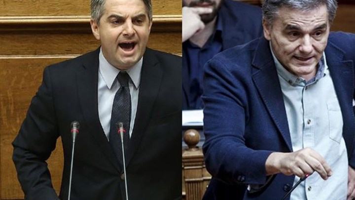 Καβγάς Ο. Κωνσταντινόπουλου – Ε. Τσακαλώτου στη Βουλή με σκληρούς διαλόγους