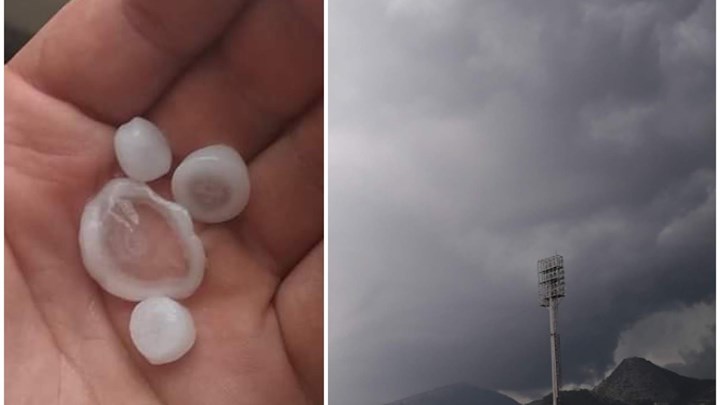 Τα τερτίπια του καιρού: Ισχυρή βροχόπτωση και χαλάζι σε μέγεθος φουντουκιού στην Ξάνθη