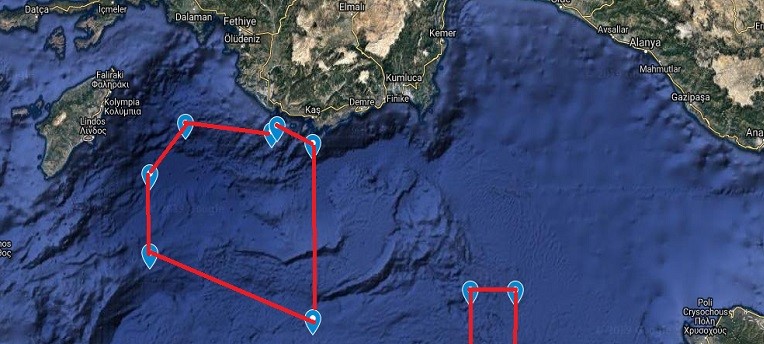 Η κρίση ξεκινά: Τουρκικά πολεμικά πλοία προπομπός του γεωτρύπανου που θα τρυπήσει μεταξύ Ρόδου & Μεγίστης