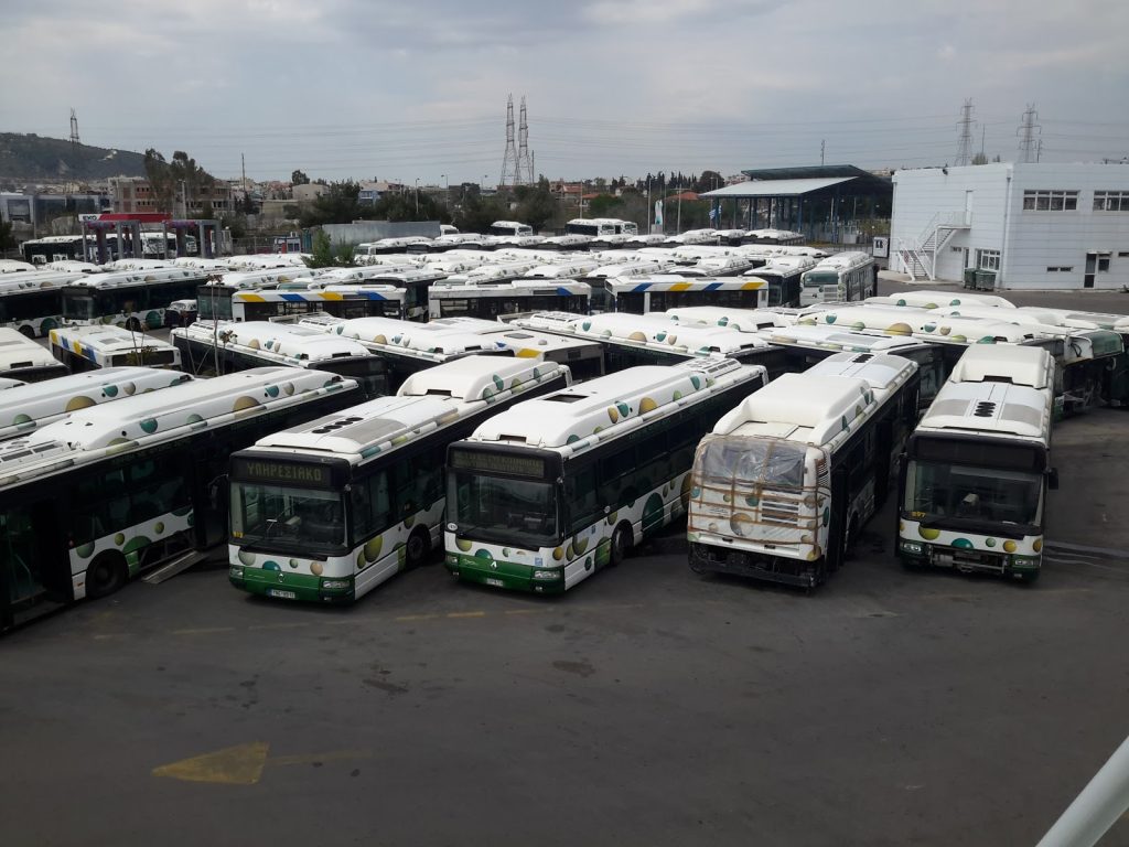 Ακινητοποιημένα 700 λεωφορεία στην Αττική – Τεράστια προβλήματα στις συγκοινωνίες