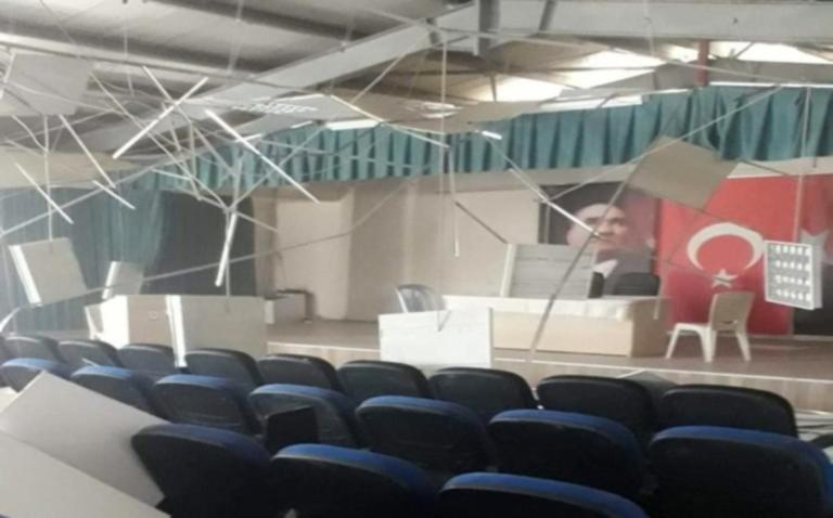 Ο σεισμός στην Τουρκία άφησε πίσω του πολλές υλικές ζημιές – Κατέρρευσαν οροφές και τοίχοι (φωτο-βίντεο)