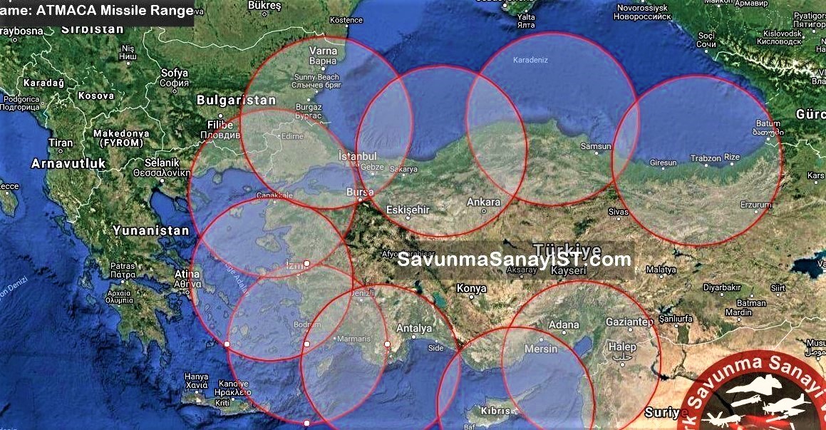 Αλλαγή στρατηγικών δεδομένων στο Αιγαίο: Σε υπηρεσία έθεσε «αθόρυβα» η Τουρκία τους πυραύλους cruise Atmaca Block-1
