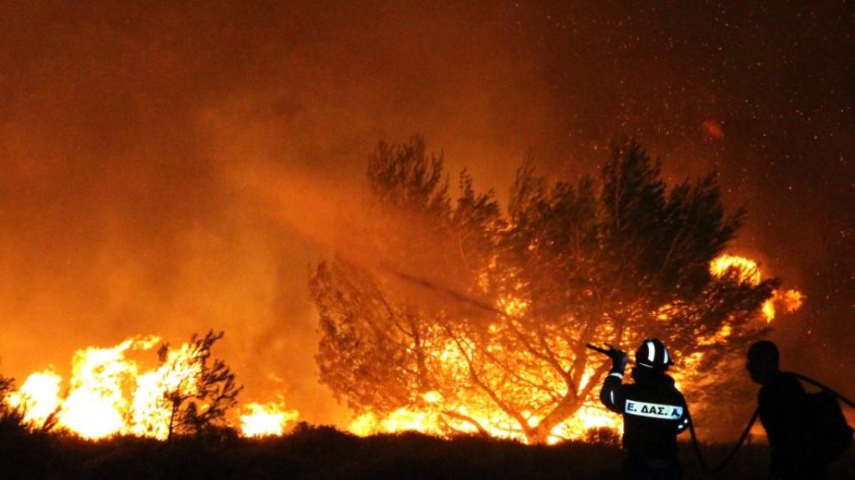 Δεύτερη νύχτα αγωνίας στην Εύβοια – Αντιπυρικές ζώνες στην Πλατάνα -Διερευνά τα αίτια της πυρκαγιάς η Πυροσβεστική