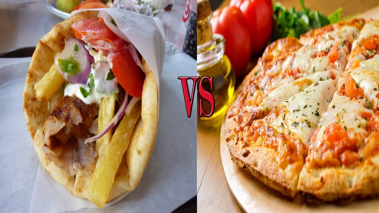 Αιώνια μάχη: Πίτσα vs Σουβλάκι – Ποιο έχει περισσότερες θερμίδες;