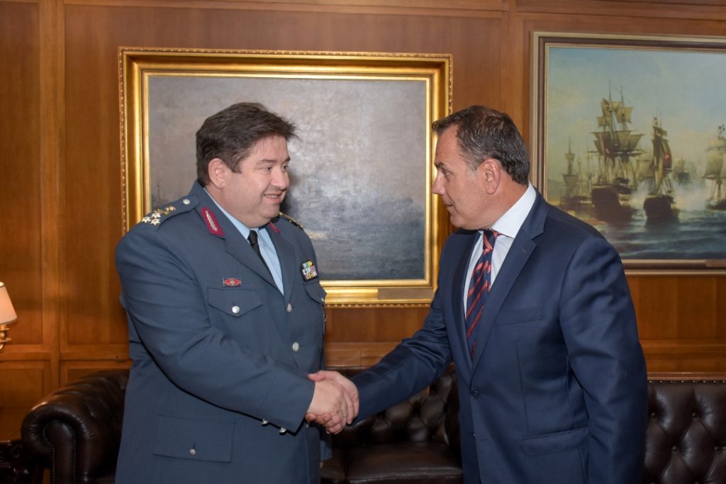 Συνάντηση ΥΕΘΑ Ν.Παναγιωτόπουλου με τον Αρχηγό της ΕΛ.ΑΣ.