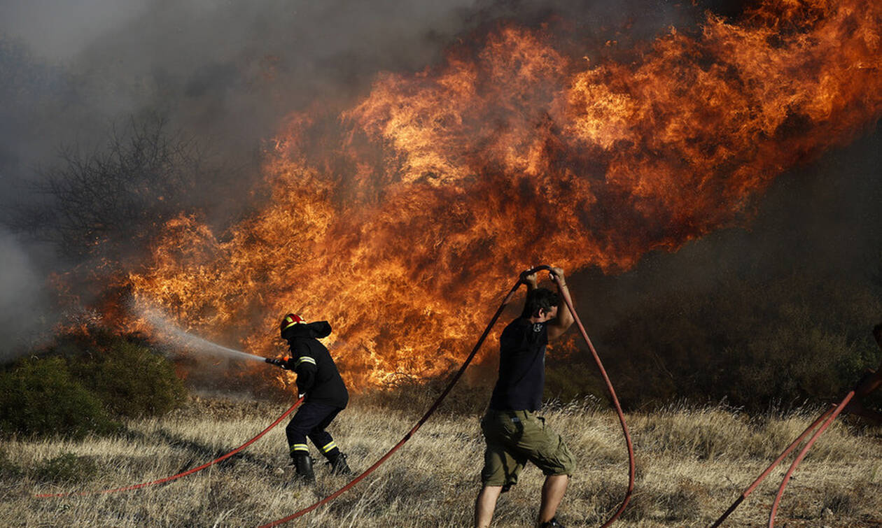 Πυρκαγιά στην Αχαΐα – Καίγεται δάσος