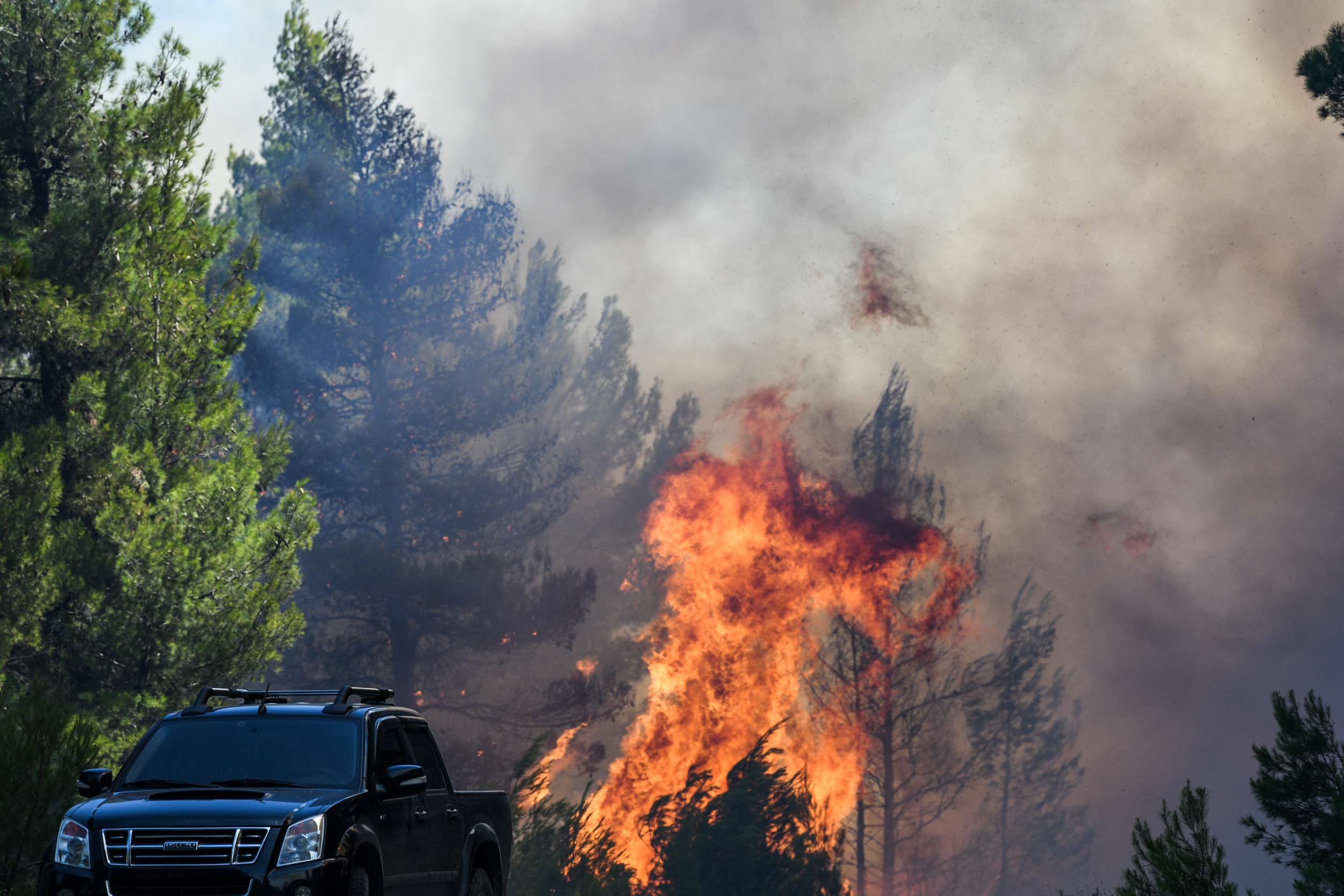 Πυρκαγιά ξέσπασε και στη Βάρδα Ηλείας – Iσχυρές δυνάμεις της Πυροσβεστικής