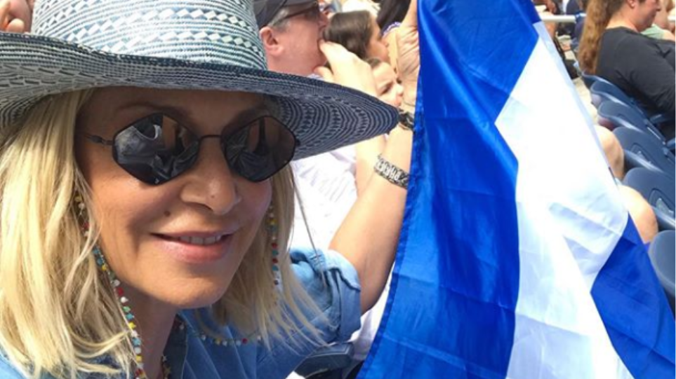 Αννα Βίσση: Στο πλευρό του Σ.Τσιτσιπά – Της την «είπαν» επειδή σήκωσε την ελληνική σημαία!