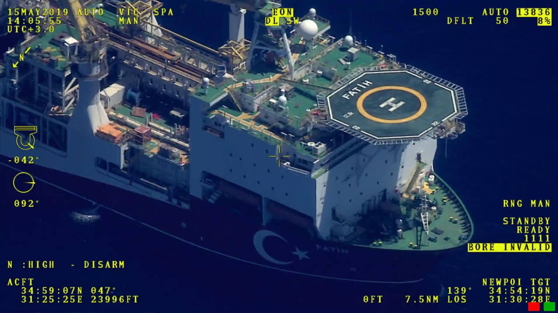 Βίντεο: Το τουρκικό σεισμογραφικό σκάφος Ορούτς Ρέις πλέει προς Καστελόριζο – Συνεχείς πτήσεις τουρκικών UAV