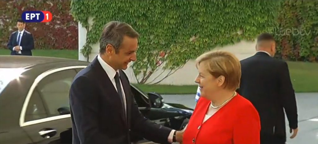 Η υποδοχή του Κ.Μητσοτάκη από την Α.Μέρκελ στο Βερολίνο – Δείτε τις κοινές δηλώσεις (βίντεο-φώτο) (upd)