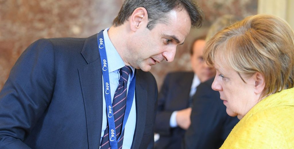 Τί είπε στα γερμανικά ο Κ.Μητσοτάκης – Έκπληκτη η Α.Μέρκελ (βίντεο)