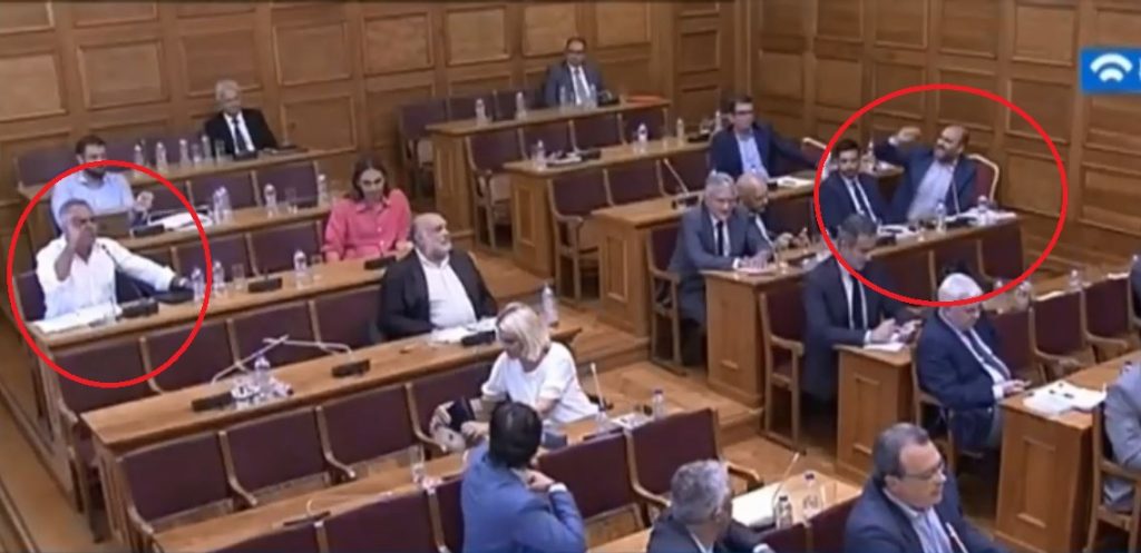 Δείτε τον άγριο καυγά Μαρκόπουλου-Σκουρλέτη: «Είσαι αρχιψεύτης – Θα σέβεσαι» (βίντεο)