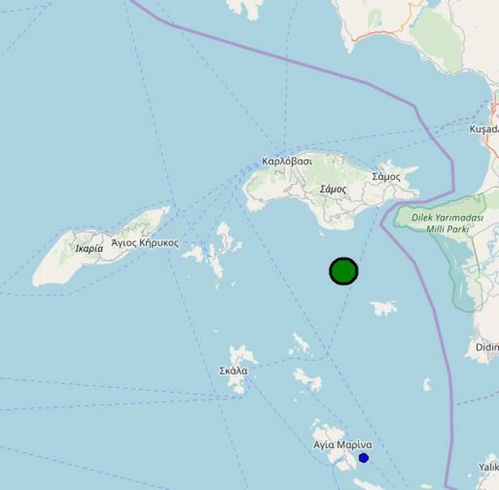 Νέος σεισμός στη Σάμο (φωτο)