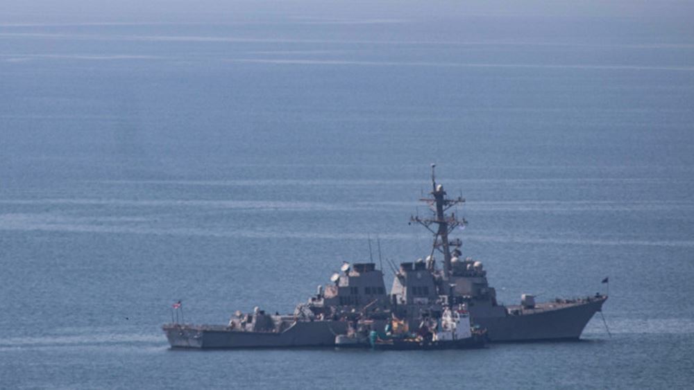 Στη Θεσσαλονίκη το αντιτορπιλικό USS McFaul – Με μήκος κοντά στα 150 μέτρα και 9.000 τόνους βάρος