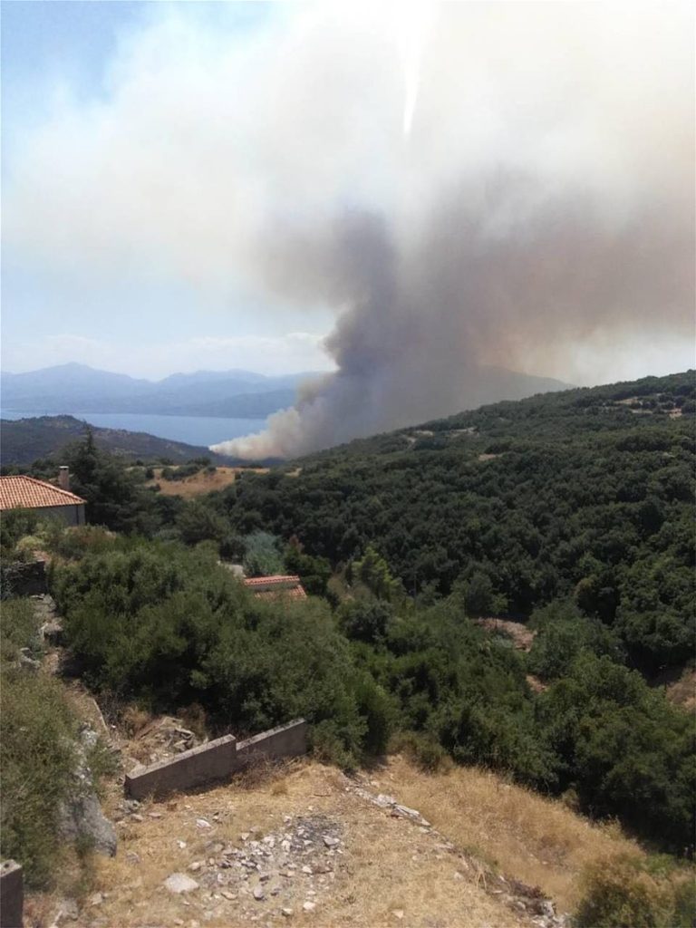 Φωτιά στο Δήμο Δωρίδος Φωκίδας: Εκκενώνονται δύο χωριά
