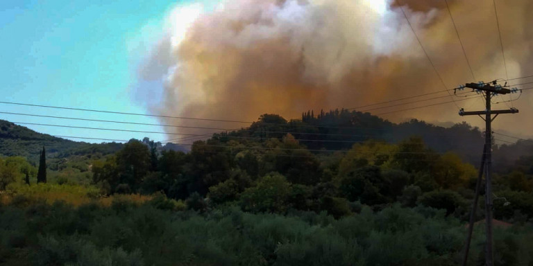 Υπό έλεγχο η φωτιά στη Φωκίδα – Σε επιφυλακή η Πυροσβεστική