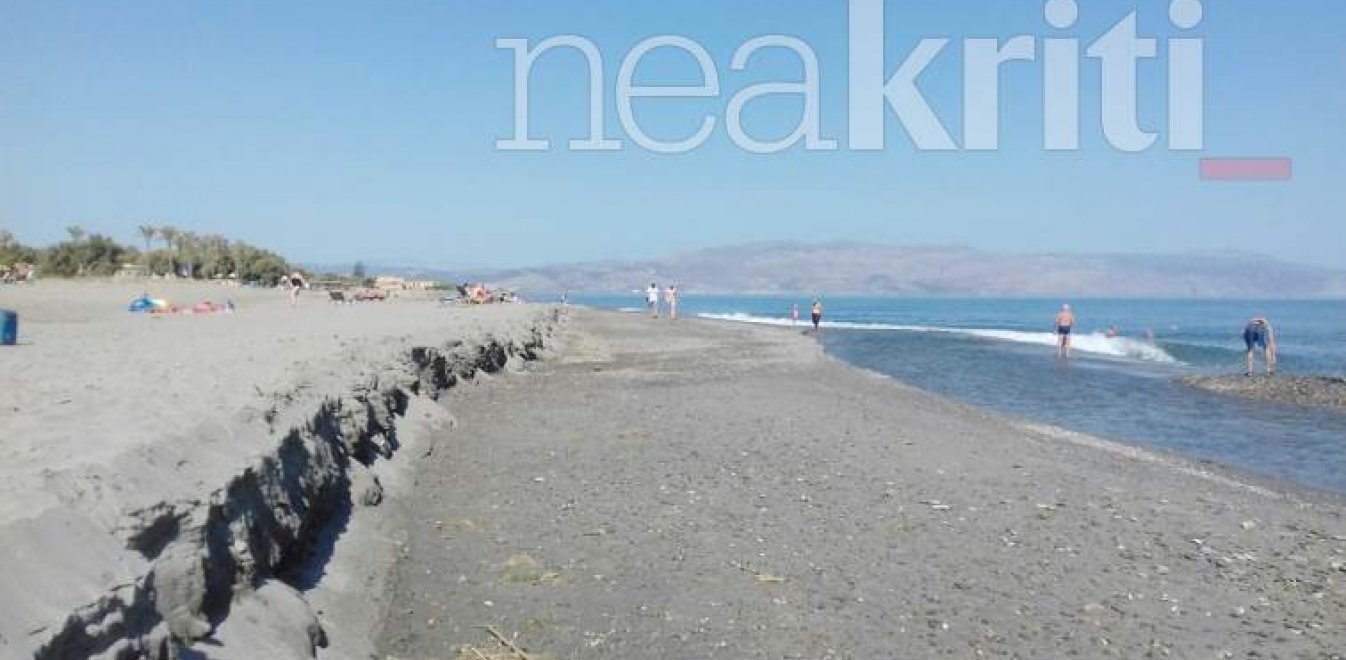 Πρωτοφανές φαινόμενο: Άλλαξε ροή ποταμός στα Χανιά