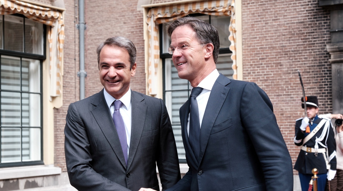 Μητσοτάκης σε Ρούτε: «Βοηθήστε μας να φυλάξουμε τα σύνορα από τις μεταναστευτικές ροές»