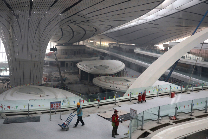 Αυτό είναι το νέο αεροδρόμιο στο Πεκίνο – Έντονη η κινέζικη διακόσμηση (βίντεο)