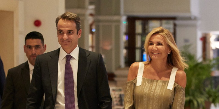 Kυριάκος Μητσοτάκης και Μαρέβα σε δείπνο στη Θεσσαλονίκη (φωτο)