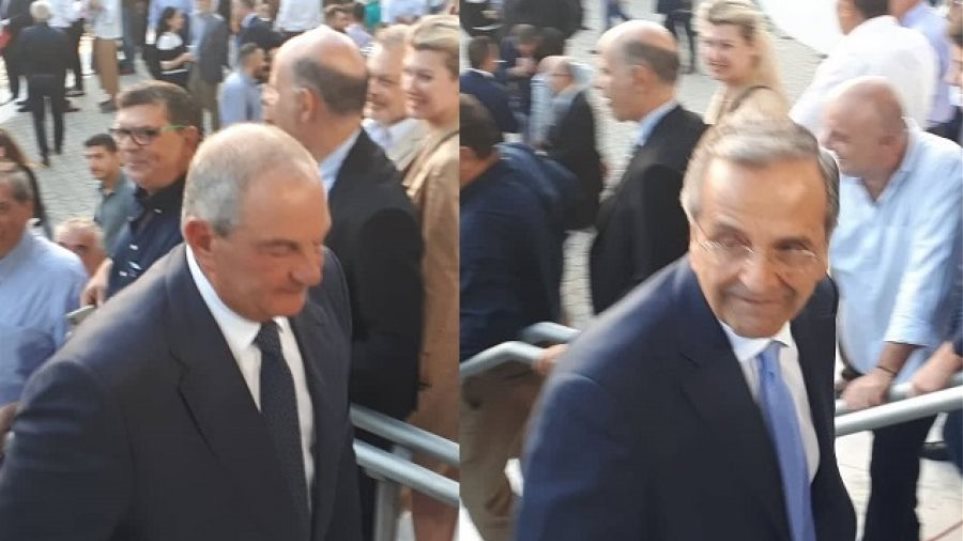 ΔΕΘ: Xειροκρότημα από τη νεολαία της ΝΔ δέχτηκε ο Κ. Καραμανλής και ο Α. Σαμαράς (βίντεο)