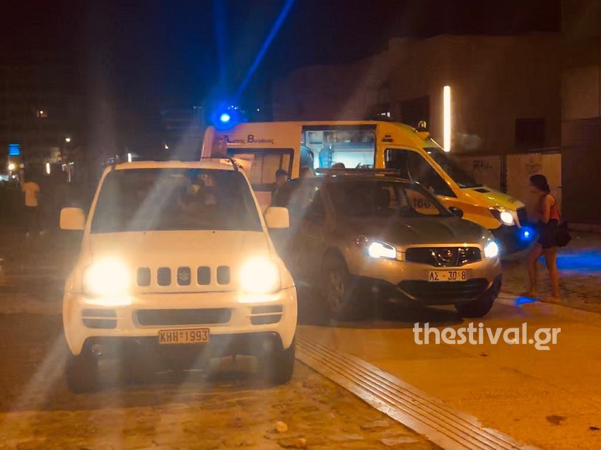 Άγριο ξύλο μεταξύ νεαρών στο λιμάνι της Θεσσαλονίκης (φώτο)