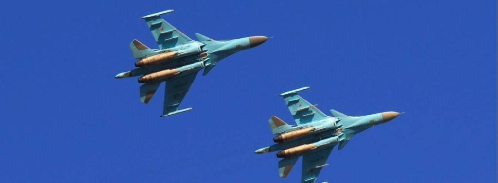 Σύγκρουση Su-34: Διαλύθηκε η πτέρυγά του και όμως προσγειώθηκε!
