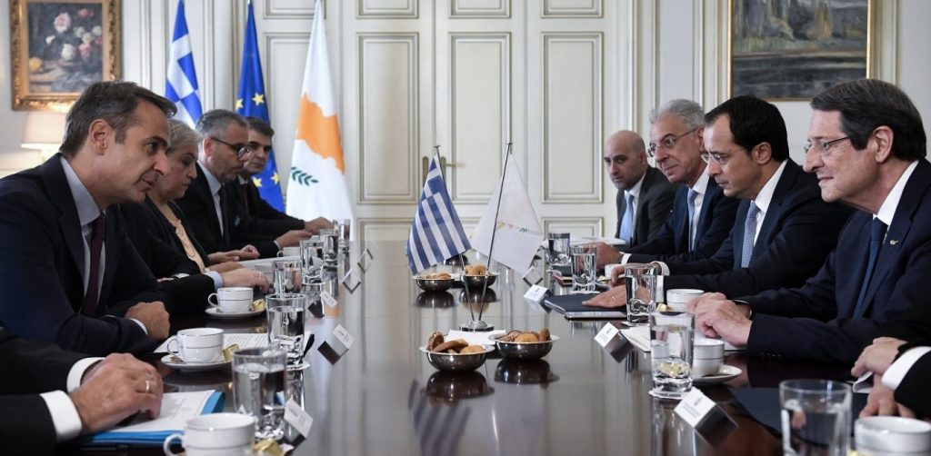 Εληξε η συνάντηση Κ.Μητσοτάκη-Ν.Αναστασιάδη:Τι αναφέρει το κοινό ανακοινωθέν που εκδόθηκε