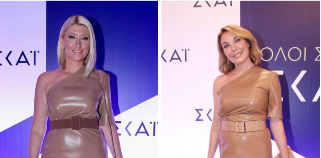 Ενα φόρεμα… τρεις παρουσιάστριες! Μαλλιοτραβηχτείτε ! (φωτό)