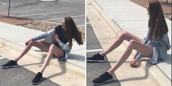 Η 16χρονη Ρωσίδα με τα μακρύτερα πόδια – Αγγίζουν το 1,30 μήκος! (βίντεο)