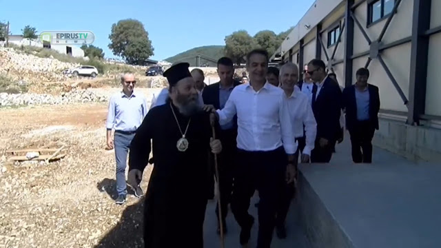 Ιωάννινα: O Kυριάκος Μητσοτάκης στην Ιερά Μονή Βελλά (φωτο-βίντεο)