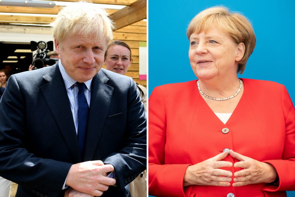 Brexit: Μπόρις Τζόνσον και  Άνγκελα Μέρκελ θα εργαστούν για να προκύψει συμφωνία